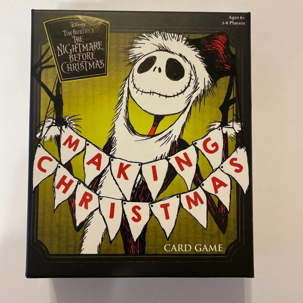 The Nightmare Before Christmas Making Christmas Card Game Funko Games 2-6 Player